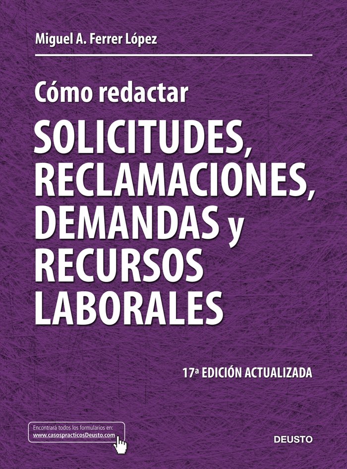 C�mo redactar solicitudes, reclamaciones, demandas y recursos laborales