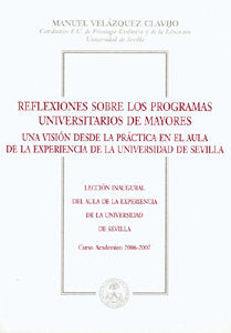 Reflexiones sobre los programas universitarios de mayores.