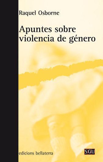 APUNTES SOBRE VIOLENCIA DE GENERO