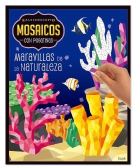 KALEIDOSCOPIO- MOSAICOS CON PEGATINAS ADULTOS- MARAVILLAS DE LA NATURALEZA