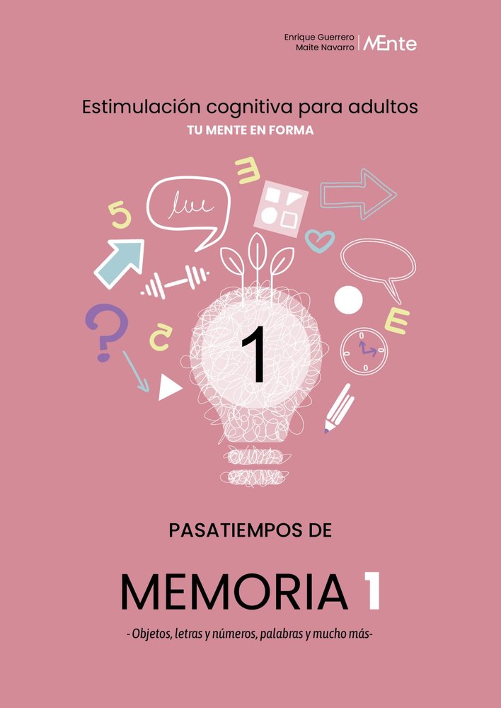 PASATIEMPOS DE MEMORIA 1 OBJETOS LETRAS Y NUMEROS PALABRAS