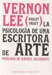 LA PSICOLOGIA DE UNA ESCRITORA DE ARTE