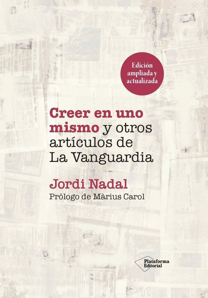 CREER EN UNO MISMO Y OTROS ARTICULOS VAN