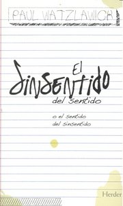 El sinsentido del sentido