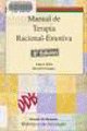 Manual de terapia racional emotiva - vol.1