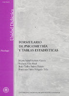 FORMULARIO DE PSICOMETRIA Y TABLAS ESTADISTICAS