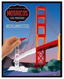 KALEIDOSCOPIO- MOSAICOS CON PEGATINAS ADULTOS- MONUMENTOS